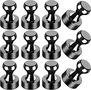 LOVIMAG Fridge Magnets 12Pcs Refrigerator Whiteboard Small Strong Magnet Classroom Kitchen Accessories Decorative Locker Set Decor Must Hav...